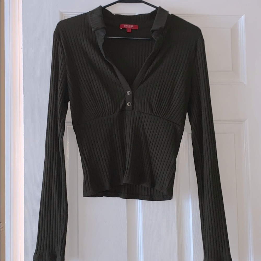 Long sleeve knit top